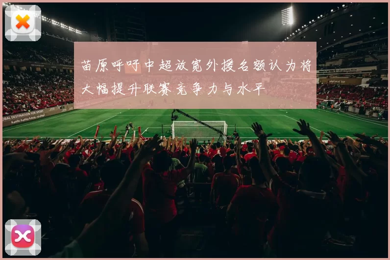 苗原呼吁中超放宽外援名额认为将大幅提升联赛竞争力与水平